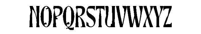 Quantum Deco Font UPPERCASE