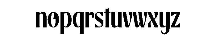 Quantum Deco Font LOWERCASE