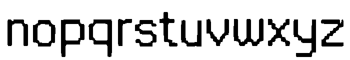 Quantum Grid Font LOWERCASE