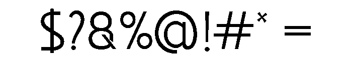 Quaralia Regular Font OTHER CHARS
