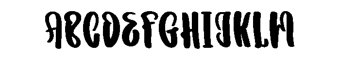 Quarter Stacked Font UPPERCASE