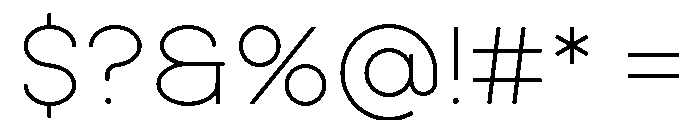 Quasar Soft Text Font OTHER CHARS