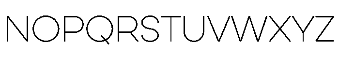 Quasar Soft Text Font UPPERCASE