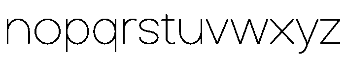 Quasar Soft Text Font LOWERCASE