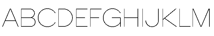 Quasar Text Font UPPERCASE