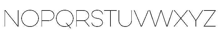 Quasar Text Font UPPERCASE