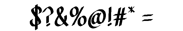Quasim Font OTHER CHARS