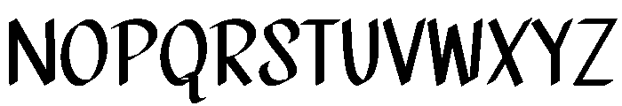 Quasim Font UPPERCASE