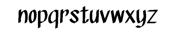 Quasim Font LOWERCASE