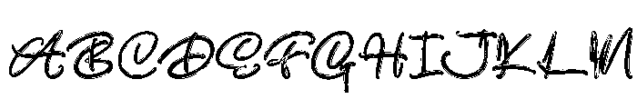 Quatro Gimosha Regular Font UPPERCASE