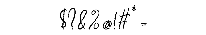 Quatro Silamy Regular Font OTHER CHARS