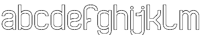 QueSera SERA-Hollow FONT
