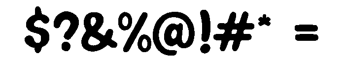 Queen Mango Font OTHER CHARS