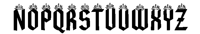 Queen Victoria Font UPPERCASE