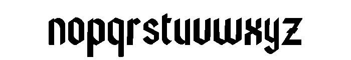 Queen Victoria Font LOWERCASE