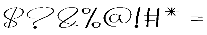 Queen Wedding Font OTHER CHARS