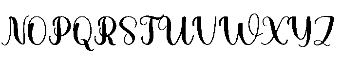 Queen Wedding Font UPPERCASE