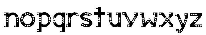Queen of Hearts Slab Serif Regular Font LOWERCASE