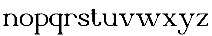 Queenia Regular Font LOWERCASE