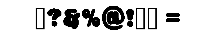 Queenie Sugar Regular Font OTHER CHARS