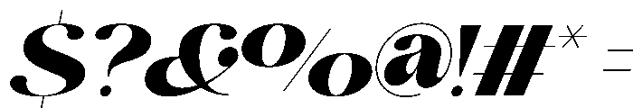 Queli Ledia Italic Font OTHER CHARS
