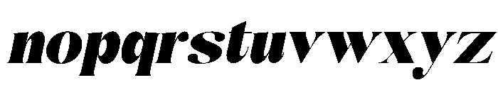 Queli Ledia Italic Font LOWERCASE