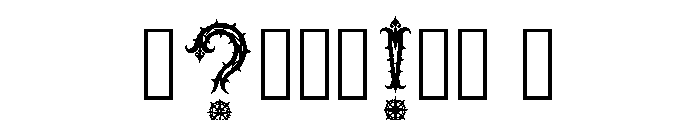 Quelor Regular Font OTHER CHARS