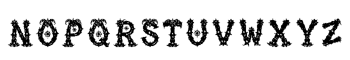 Quenix Regular Font UPPERCASE