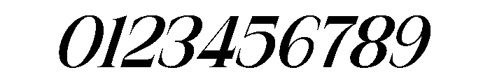 Quenor Italic Font OTHER CHARS