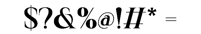 Quenor Font OTHER CHARS