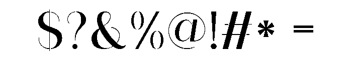 Quente Font OTHER CHARS