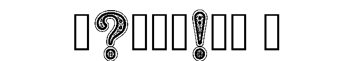 Quentin Regular Font OTHER CHARS