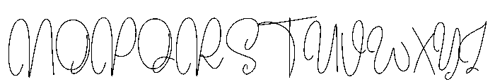 Question Highlandts Font UPPERCASE