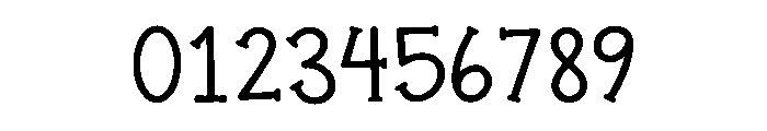 Quibbly Font OTHER CHARS