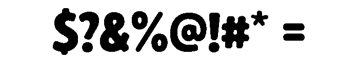 Quiby Bold Font OTHER CHARS