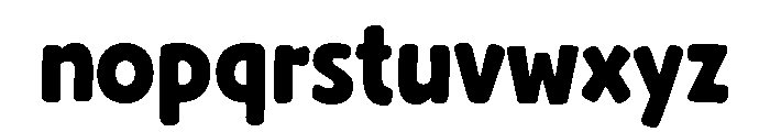 Quiby Bold Font LOWERCASE