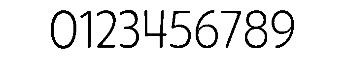 Quiby Light Font OTHER CHARS