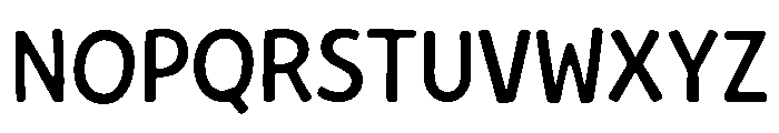 Quiby Medium Font UPPERCASE