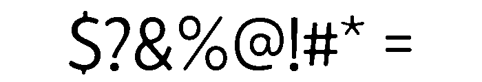 Quiby Regular Font OTHER CHARS