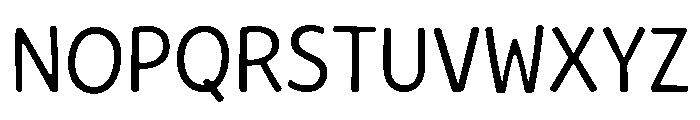 Quiby Regular Font UPPERCASE