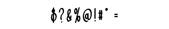 Quick Beach Font OTHER CHARS