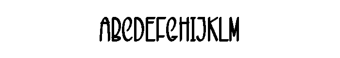 Quick Beach Font UPPERCASE