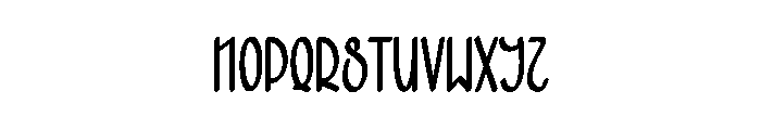 Quick Beach Font LOWERCASE