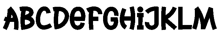 Quick Break Font UPPERCASE