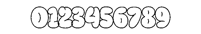 Quick Brisky Outline Regular Font OTHER CHARS