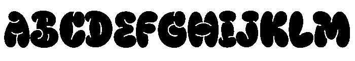Quick Brisky Solid Regular Font UPPERCASE