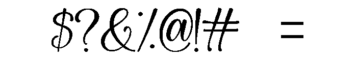 Quick Doodle Font OTHER CHARS