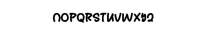 Quick Jump Font LOWERCASE