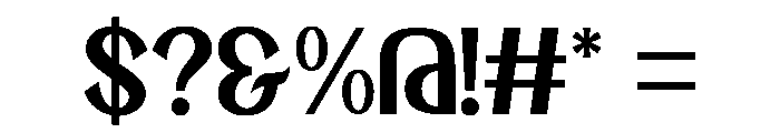Quick Learn Font OTHER CHARS