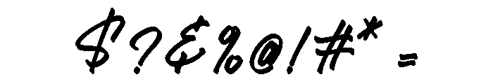 Quick Restoration Regular Font OTHER CHARS